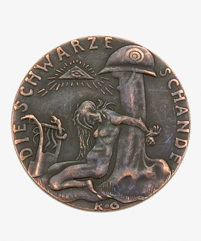 Medal Karl Götz “The Black Shame” 1920